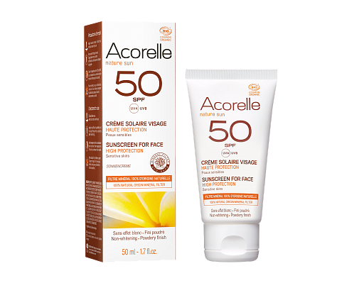 Acorelle Солнцезащитный крем для лица  SPF 50