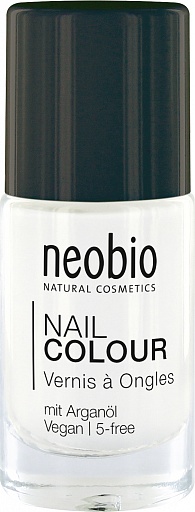 Neobio Лак для ногтей №07 5-FREE, с аргановым маслом. "Французский маникюр"  